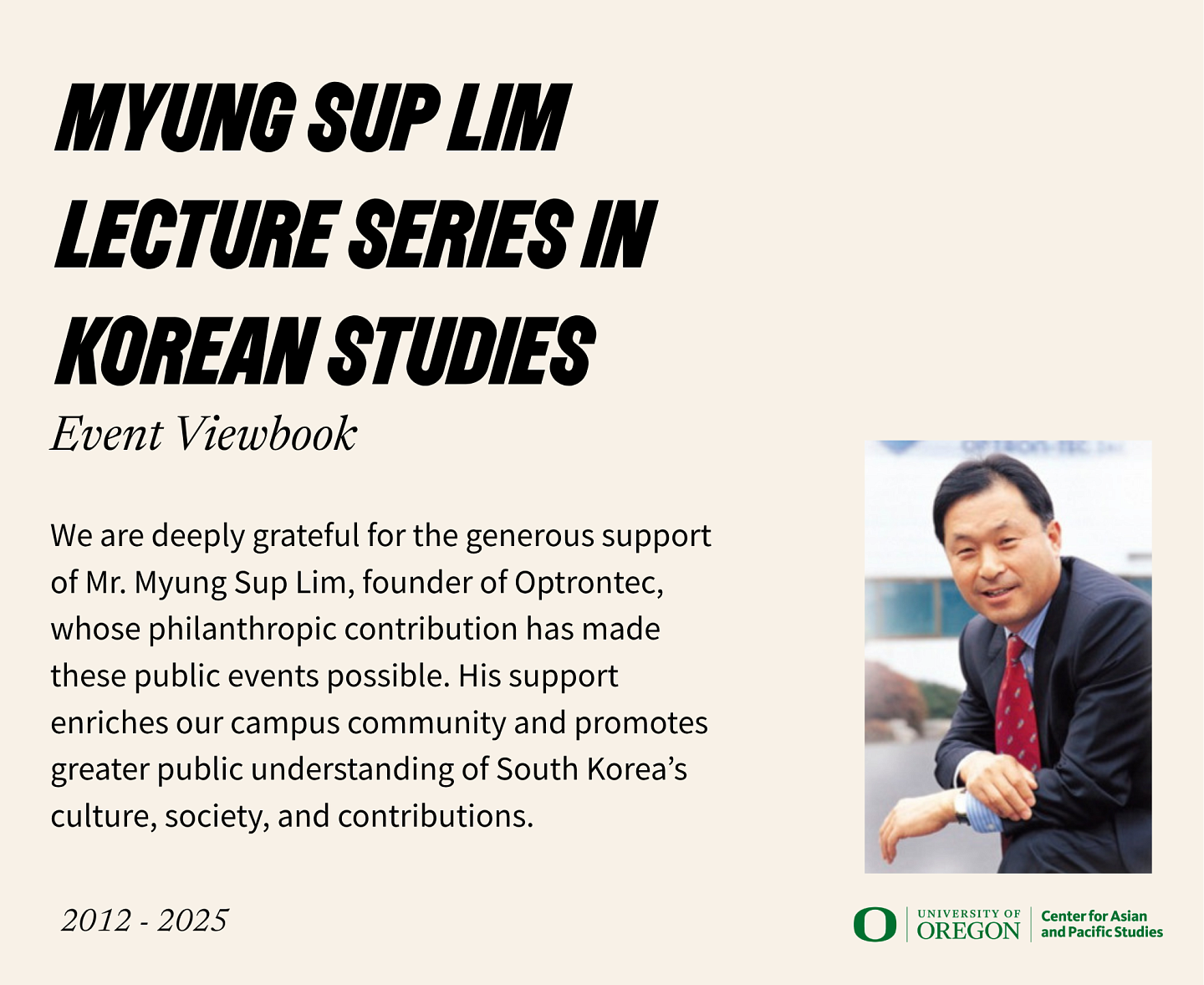 Cover image with portrait photo and bio.