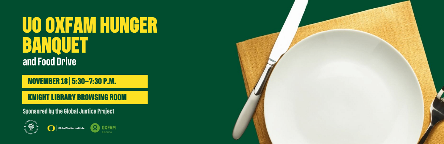 UO Oxfam Hunger Banquet