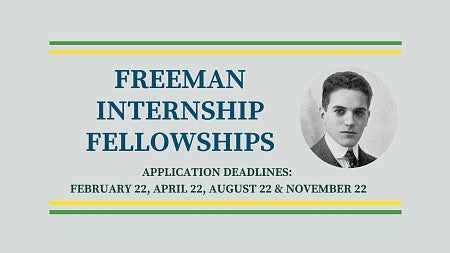 CAPS Freeman Internship Fellowships Label