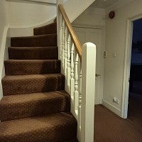 London flat stairs